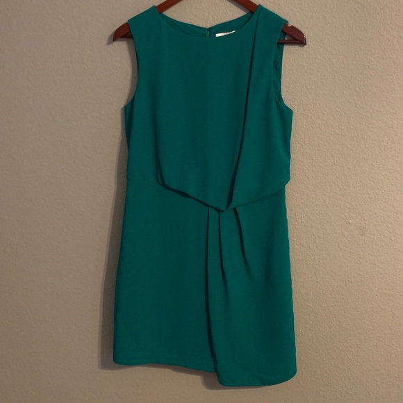 H by Halston Emerald Green Sleeveless Dress - Picture 2 of 9